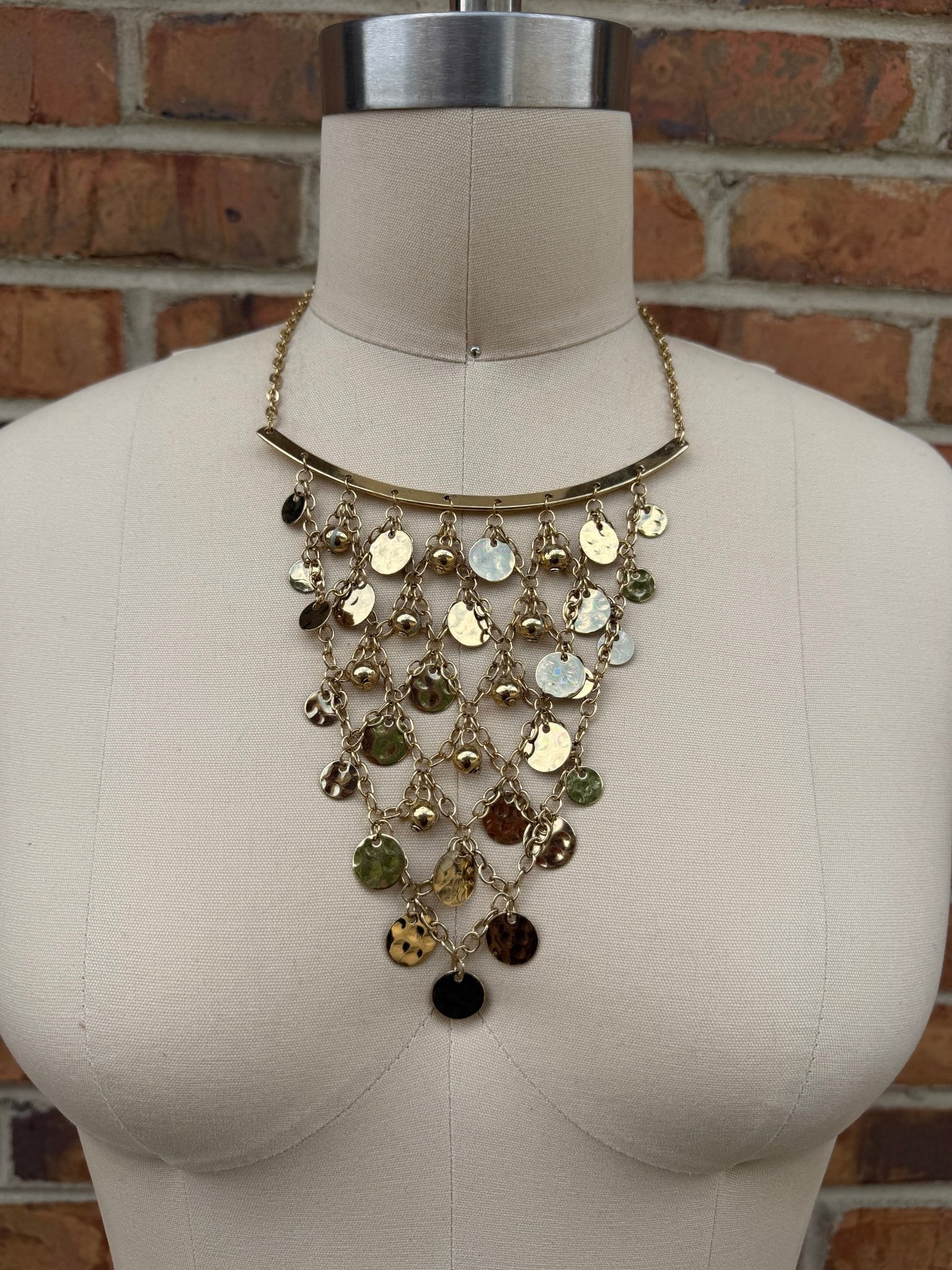 Golden Chandelier Layered Necklace - ivyandlavyboutique ivyandlavyboutique