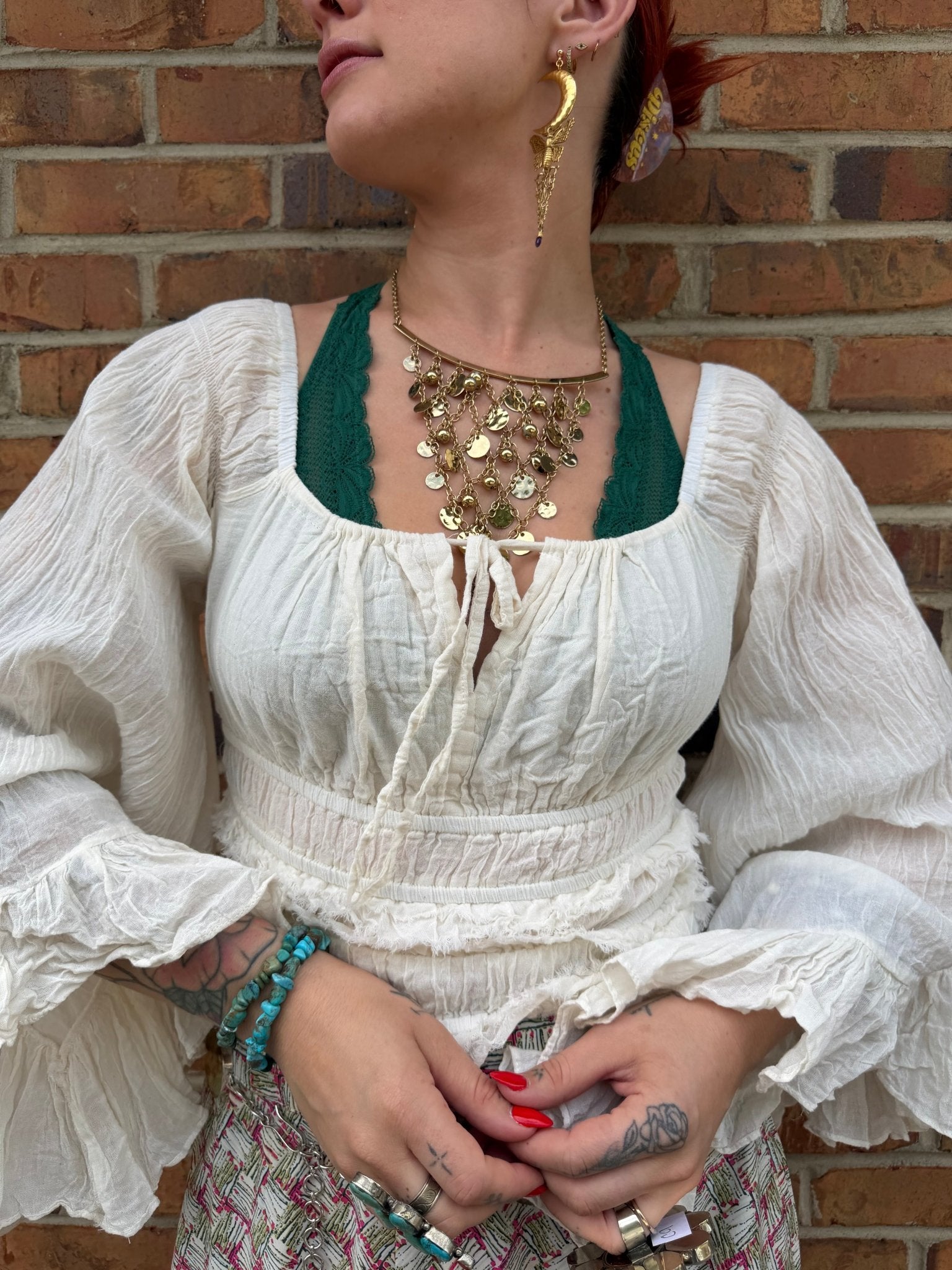 Golden Chandelier Layered Necklace - ivyandlavyboutique ivyandlavyboutique
