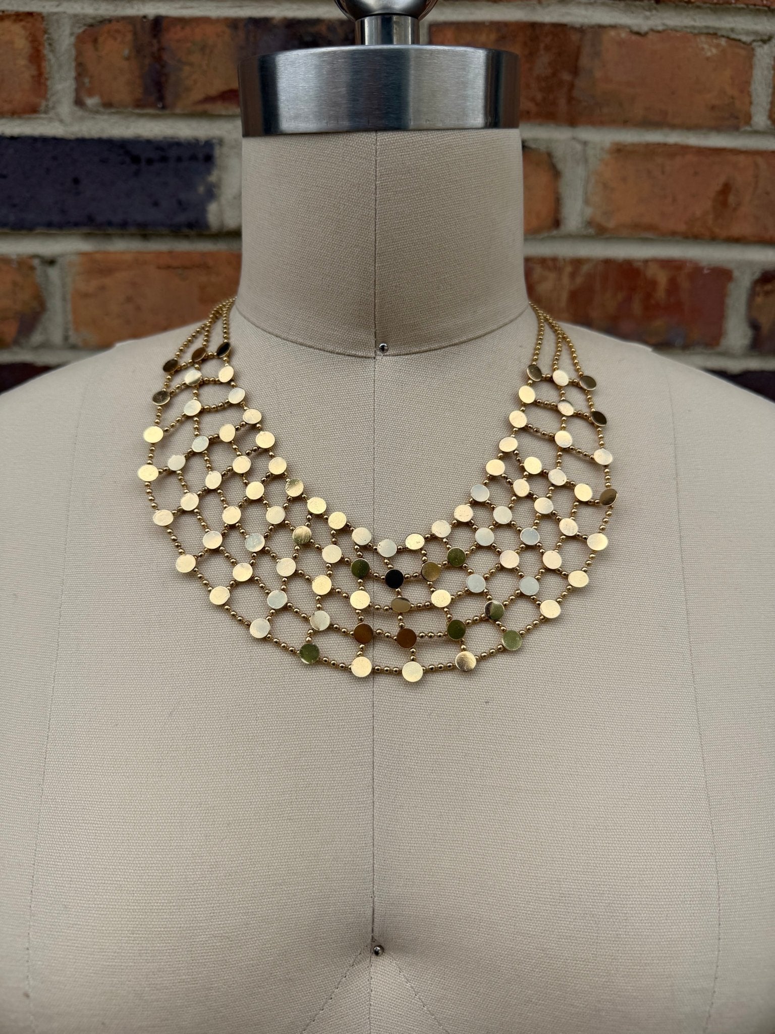 Golden Dots Layered Necklace - ivyandlavyboutique ivyandlavyboutique