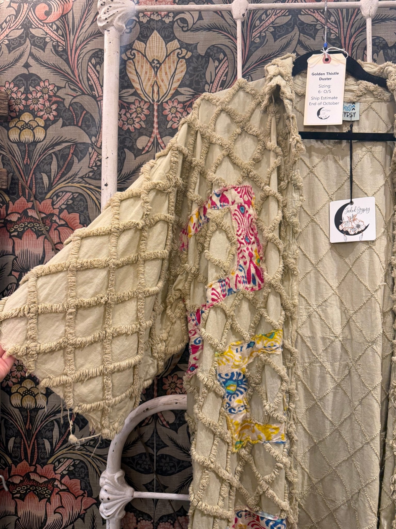 Golden Thistle Duster - ivyandlavyboutique Jaded Gypsy