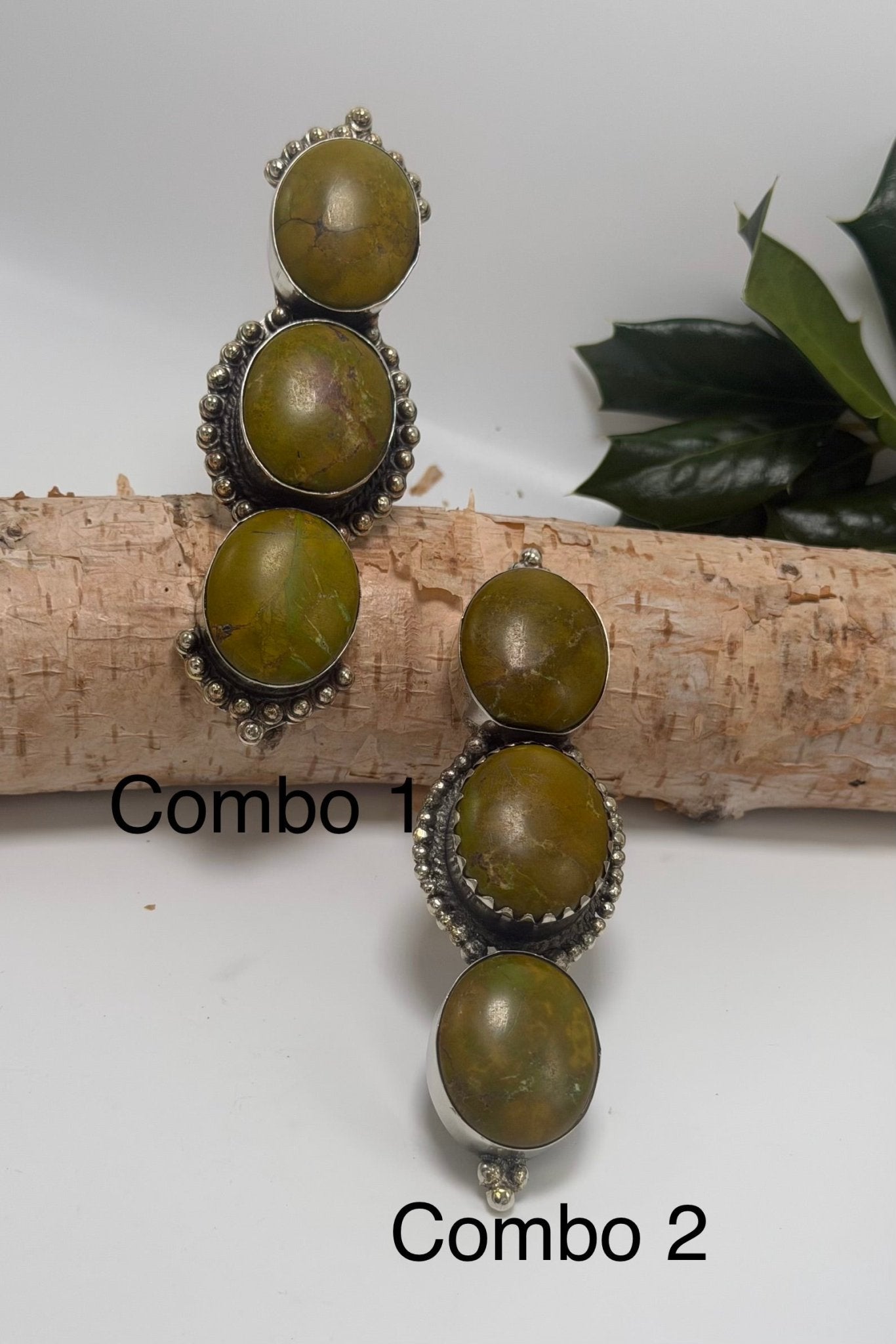 Green Stacked Big Ring - ivyandlavyboutique ivyandlavyboutique