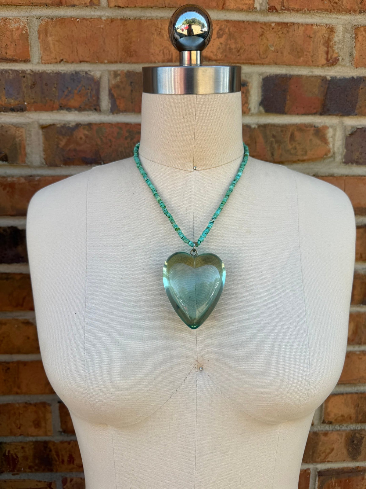 Greenish Heart Necklace - Boho Wanderlust Boutique Boho Wanderlust Boutique