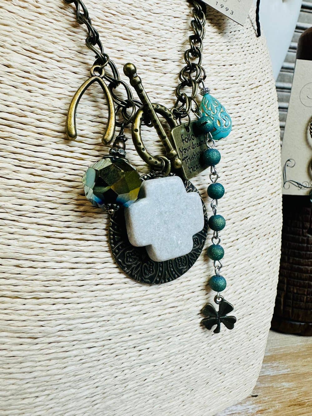 Gypsy Blues Treasures Necklace - ivyandlavyboutique Scooples Jewelry