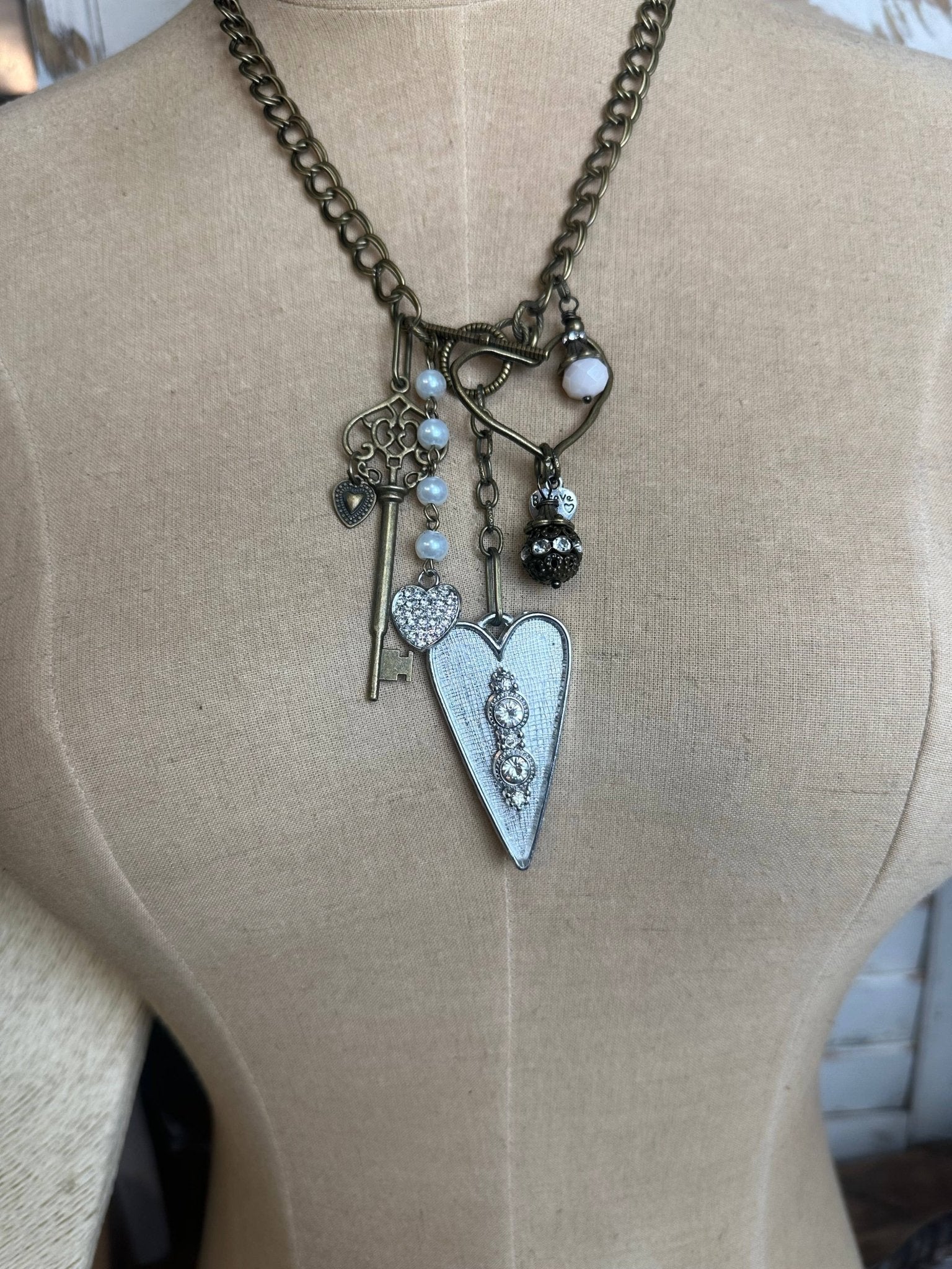 Gypsy Heart Necklace - ivyandlavyboutique Scooples Jewelry