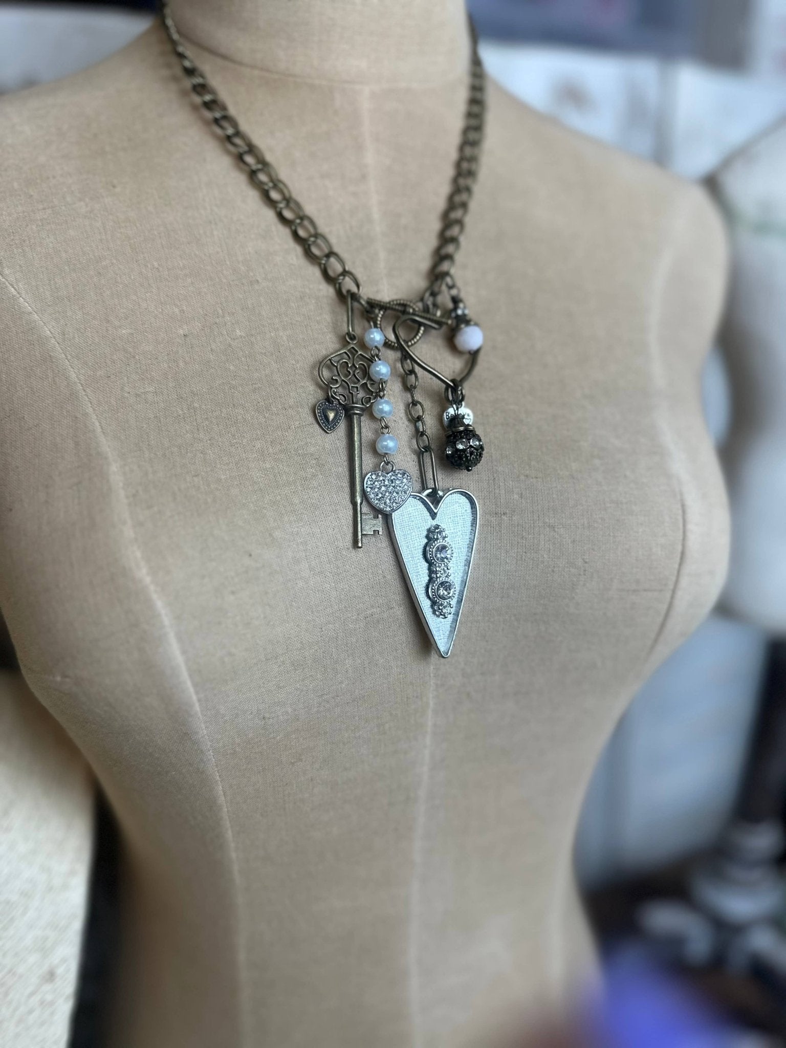 Gypsy Heart Necklace - ivyandlavyboutique Scooples Jewelry