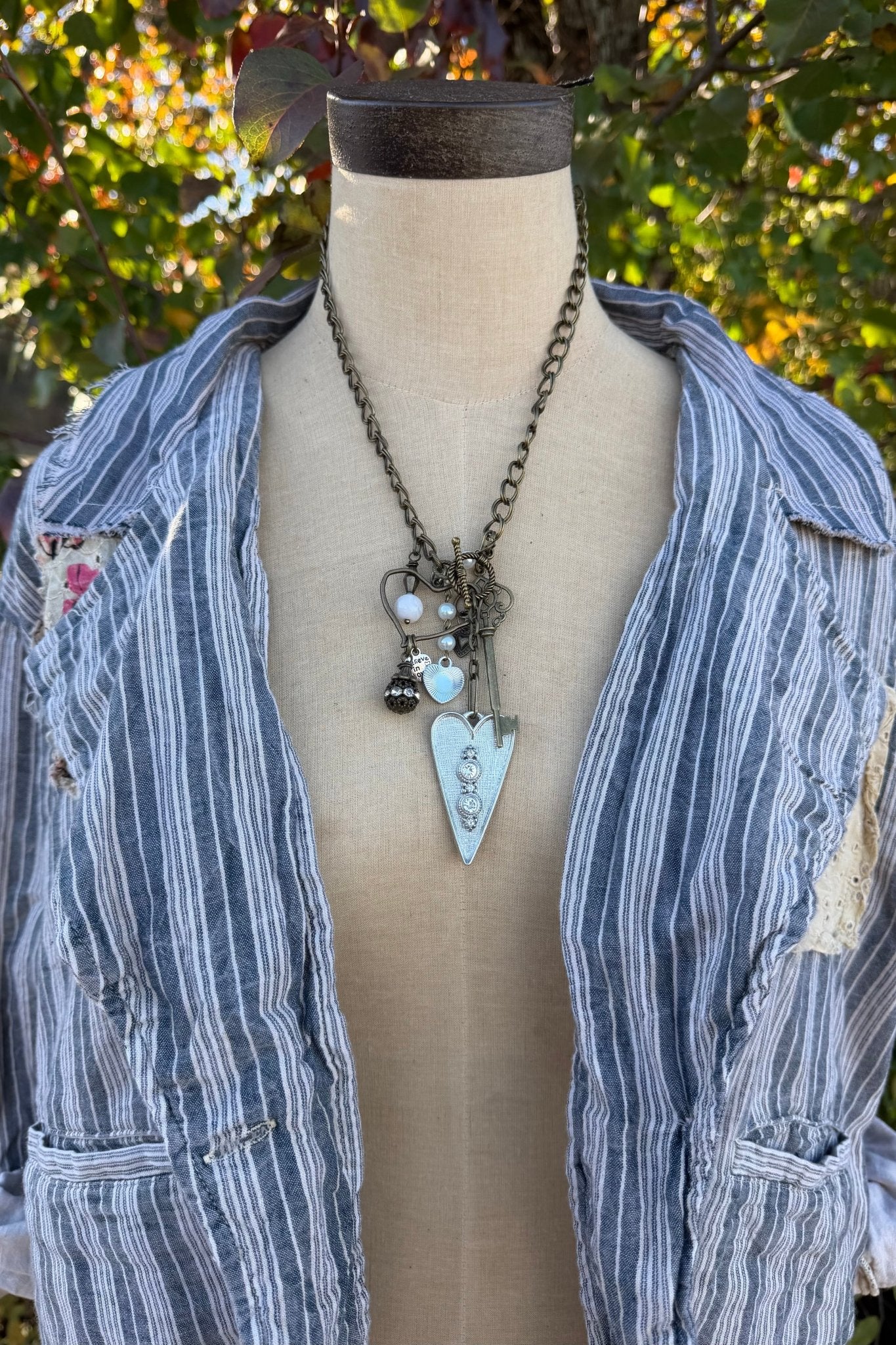 Gypsy Heart Necklace - ivyandlavyboutique Scooples Jewelry