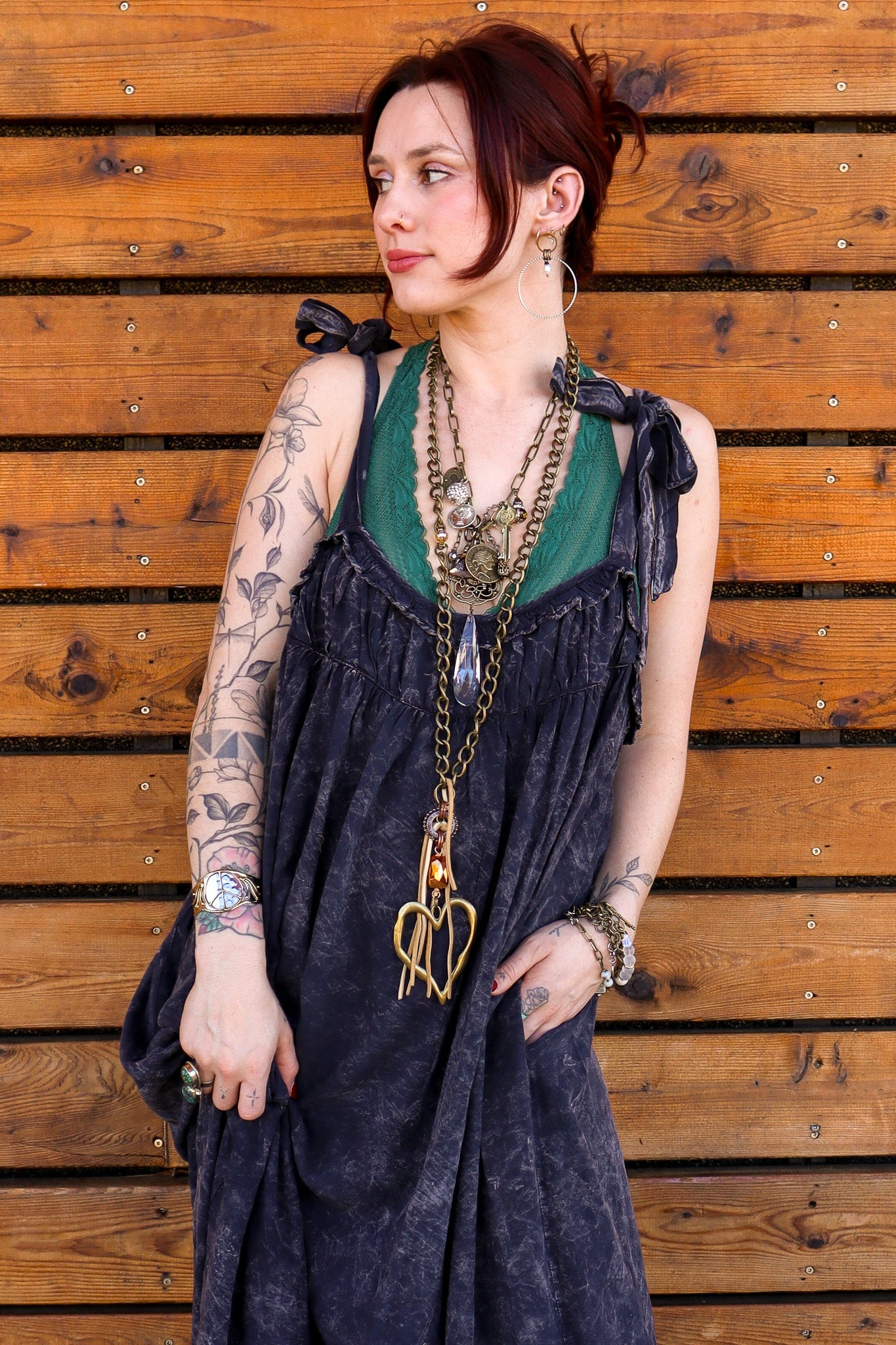 Gypsy Junk Chunky Boho Hippie Necklace - ivyandlavyboutique Scooples Jewelry