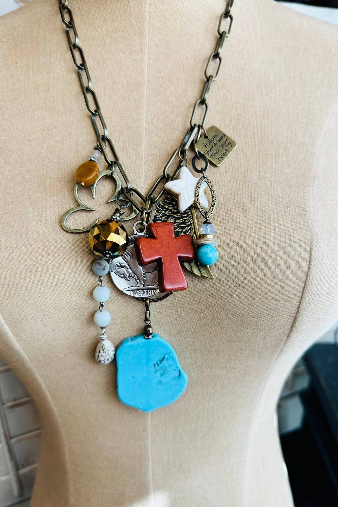 Gypsy Junk Original Necklace in Sierra - ivyandlavyboutique Scooples Jewelry