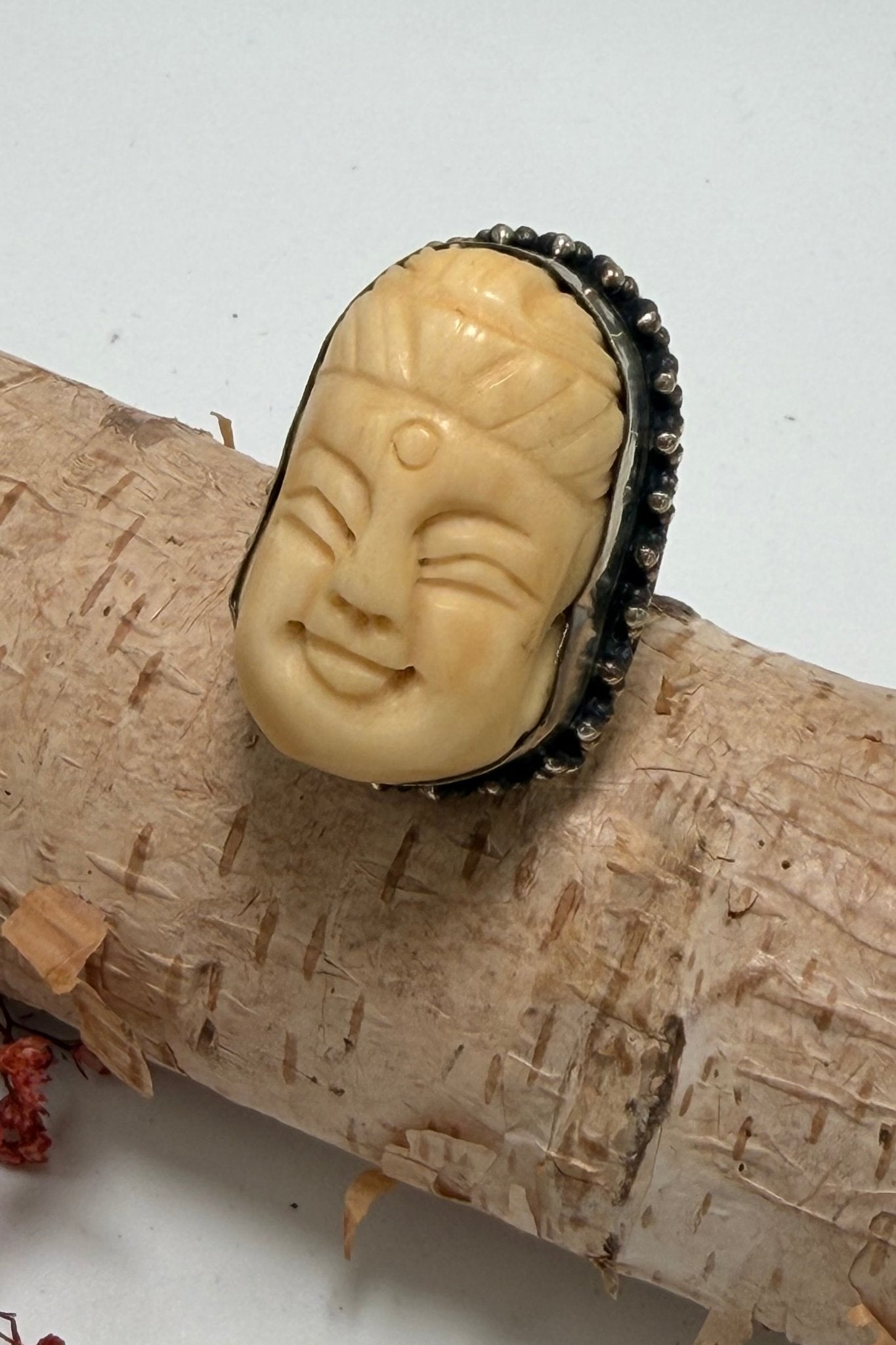 Happy Buddha Ring - Size 7.5 - ivyandlavyboutique ivyandlavyboutique