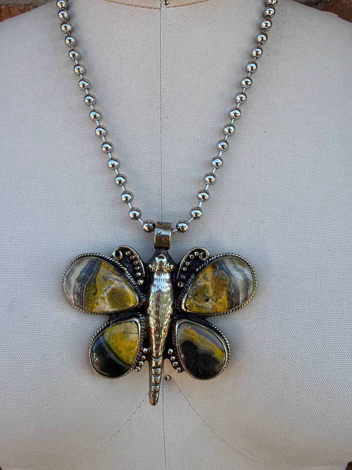 Happy Hippie Butterfly Necklace - Boho Wanderlust Boutique Boho Wanderlust Boutique