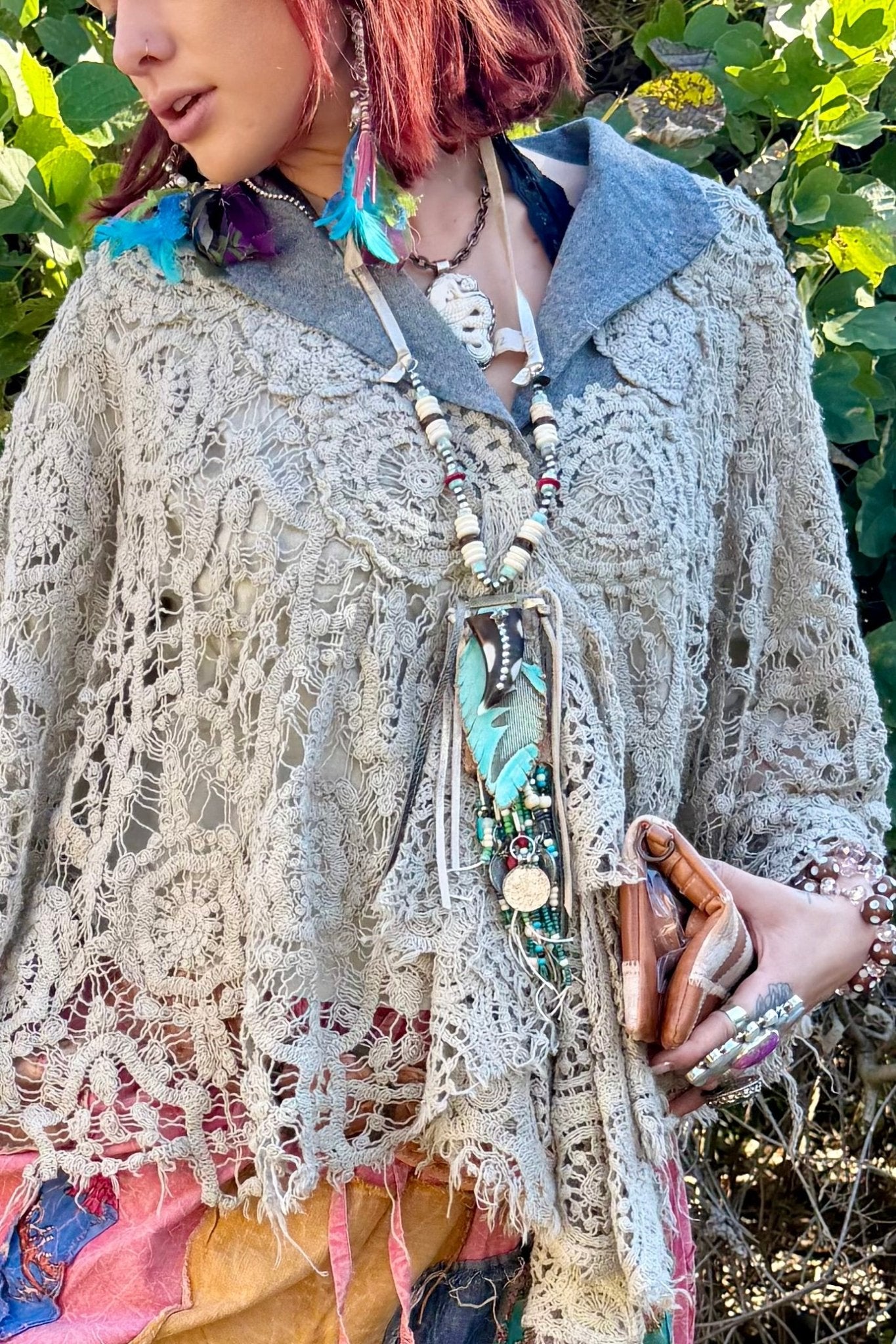 Hats Off Purple Fringe Earring - ivyandlavyboutique A Rare Bird Shop