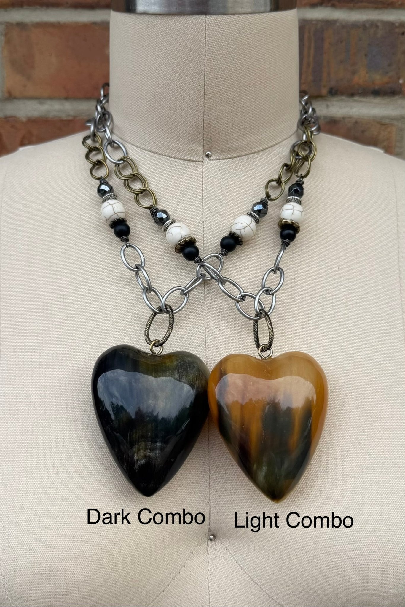 Heart Land Horn Necklace - ivyandlavyboutique ivyandlavyboutique