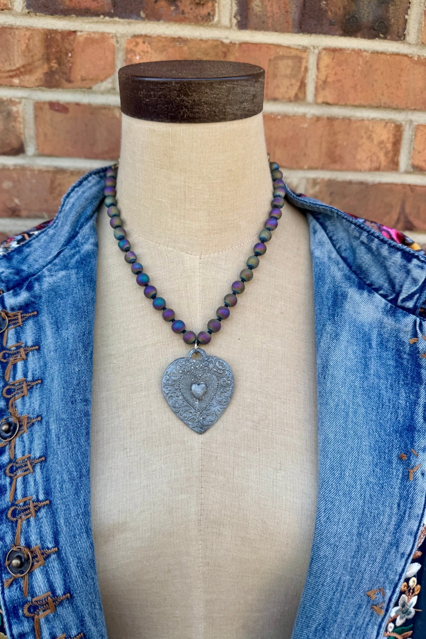 Heart of Armor Necklace - ivyandlavyboutique Spirit Lala