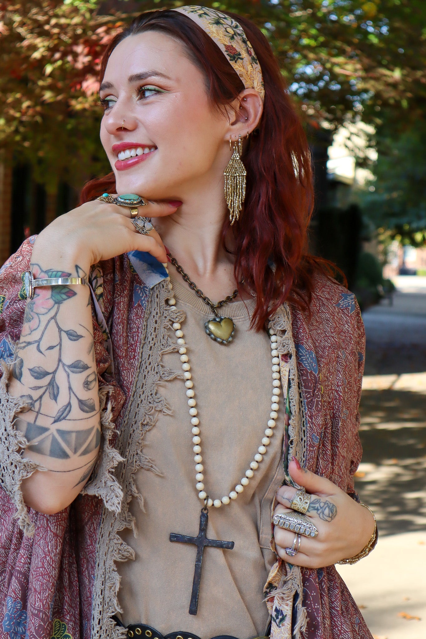 Heart of Brass Necklace - ivyandlavyboutique Spirit Lala