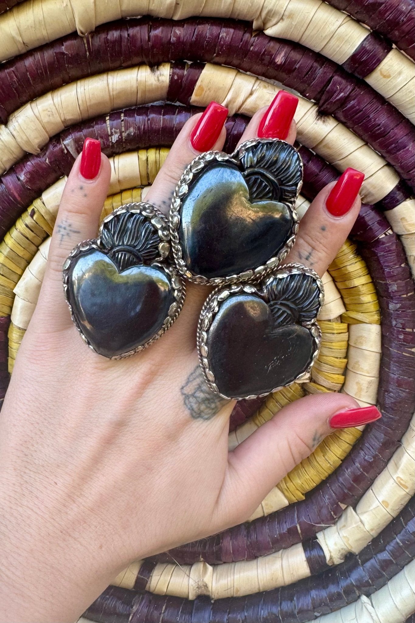 Heart on Fire Ring - ivyandlavyboutique ivyandlavyboutique