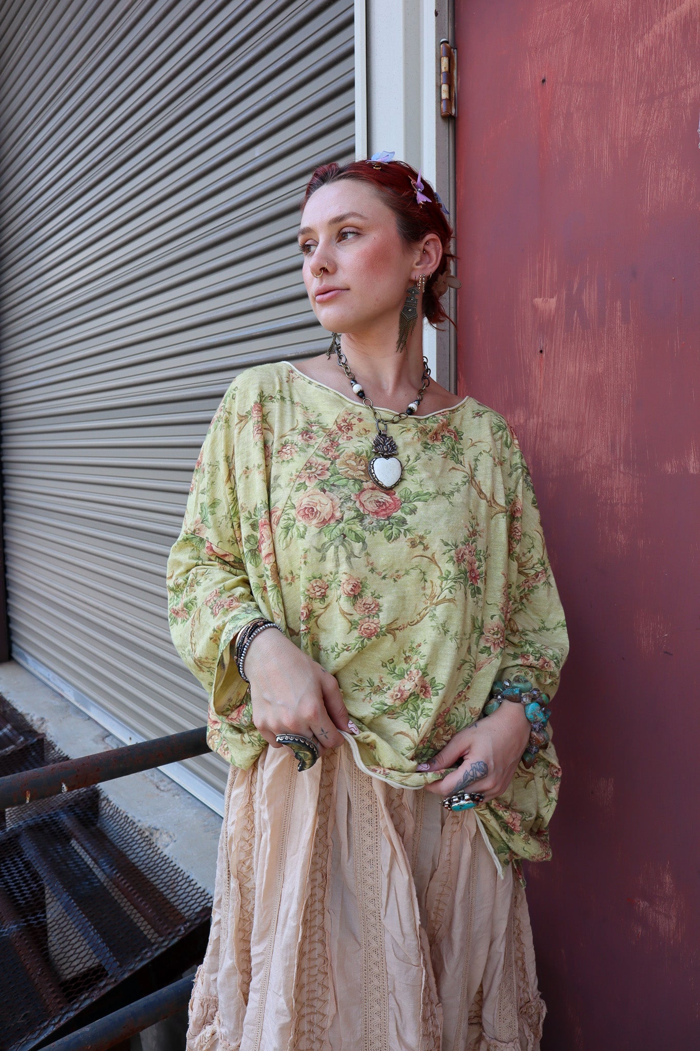 Heart on Fire Statement Necklace - ivyandlavyboutique Spirit Lala