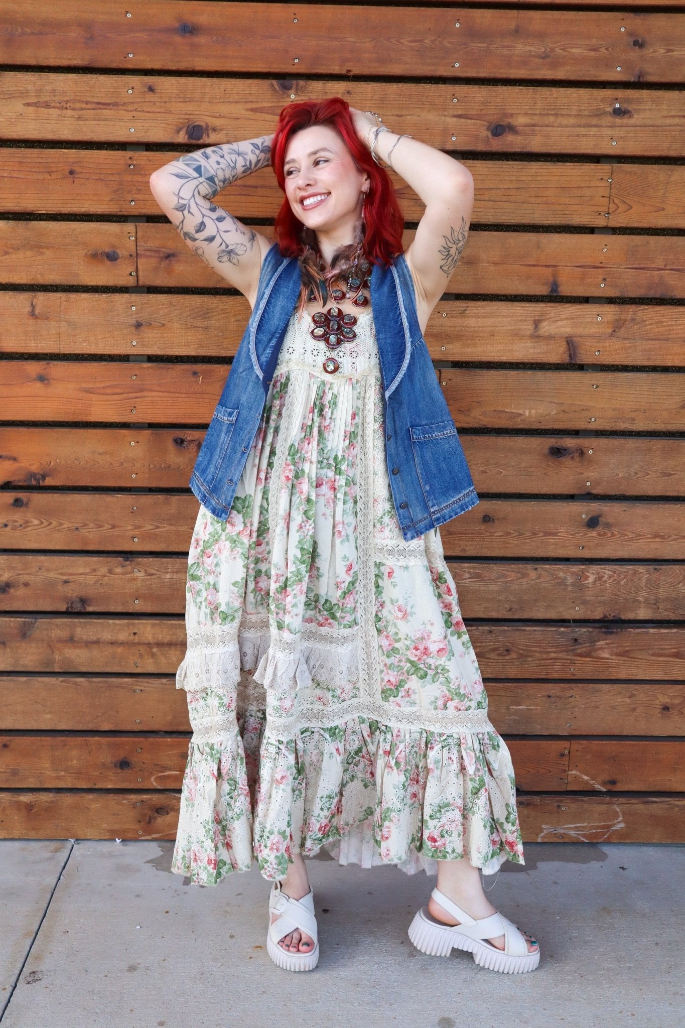 Heirloom Garden Dress - ivyandlavyboutique Jaded Gypsy