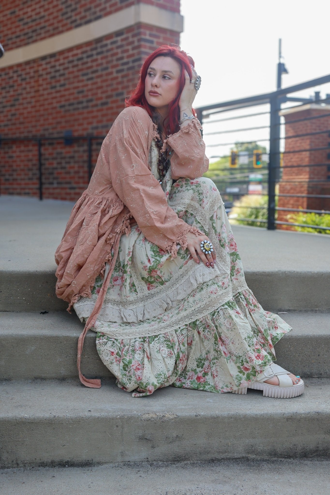 Heirloom Garden Dress - ivyandlavyboutique Jaded Gypsy