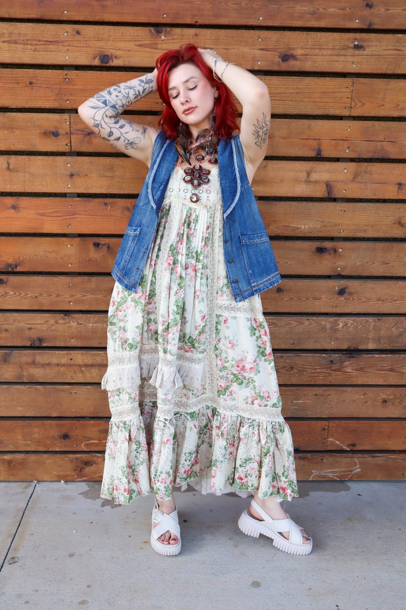 Heirloom Garden Dress - ivyandlavyboutique Jaded Gypsy