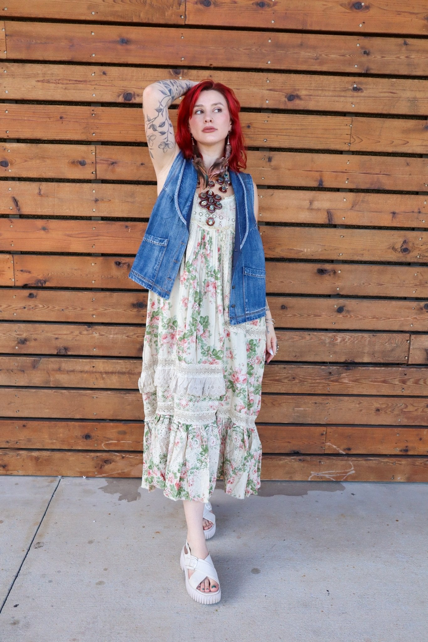 Heirloom Garden Dress - ivyandlavyboutique Jaded Gypsy