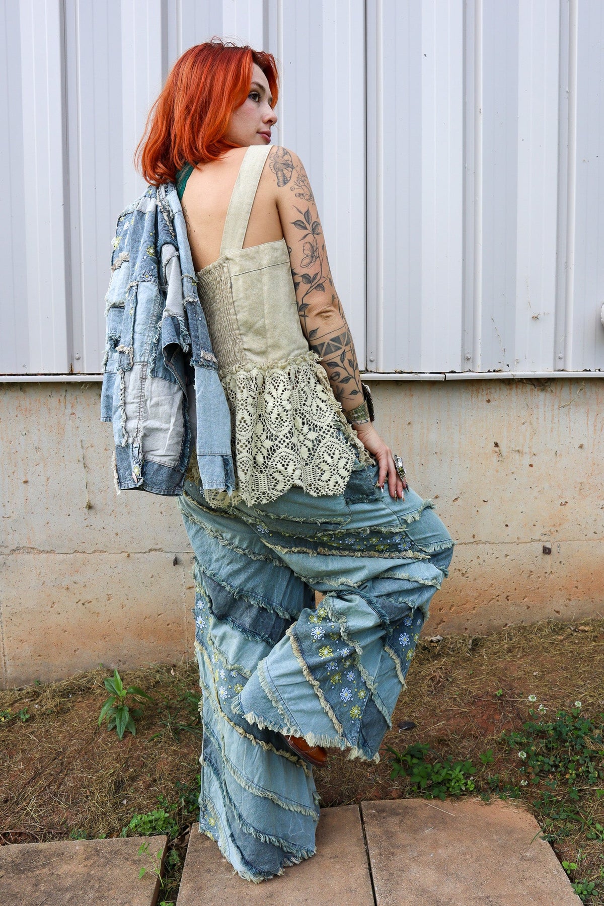 Heirloom Heart Tank - Tea Stain - ivyandlavyboutique Jaded Gypsy