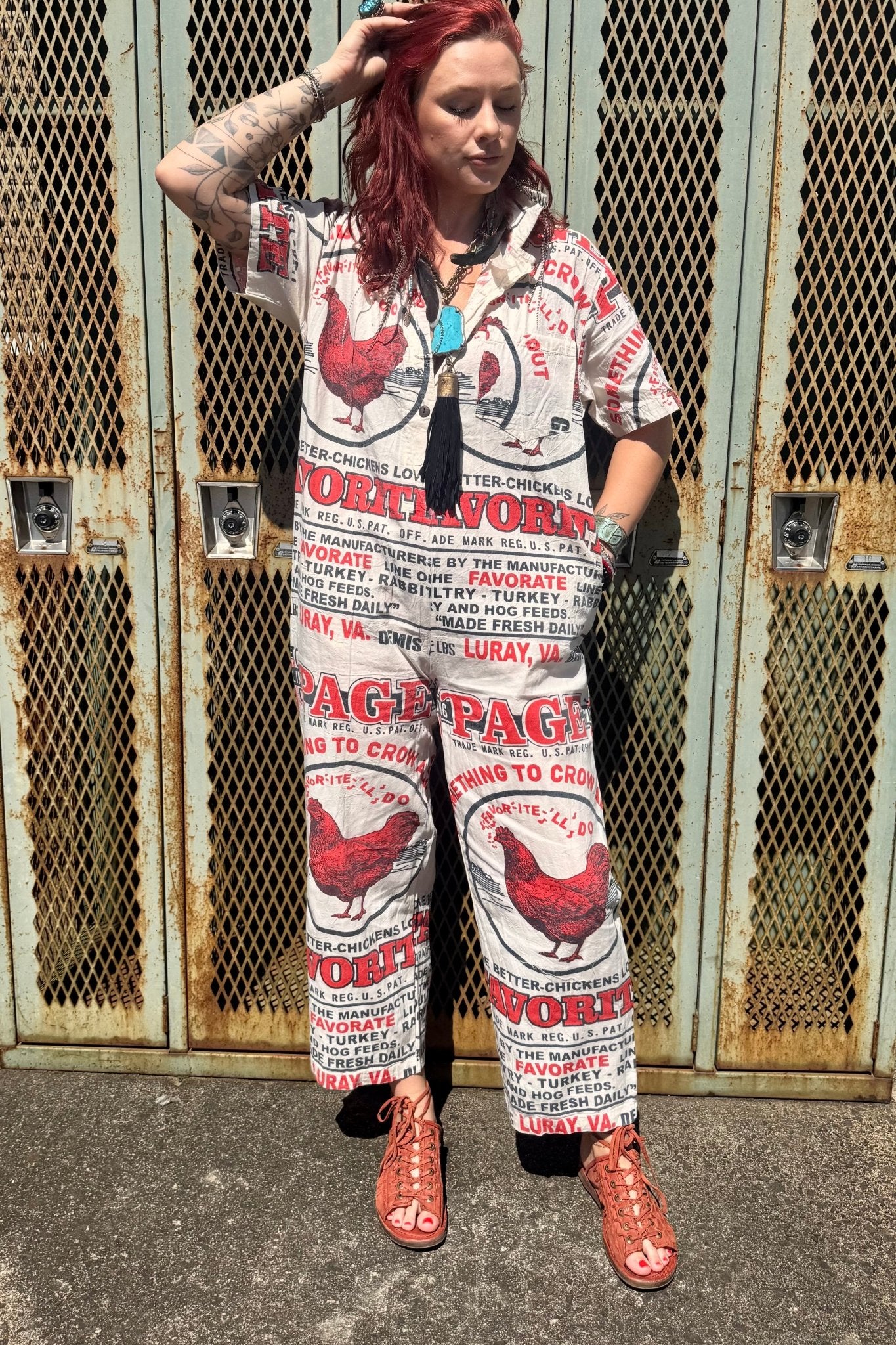 Hen Coverall - ivyandlavyboutique Evergreen imports