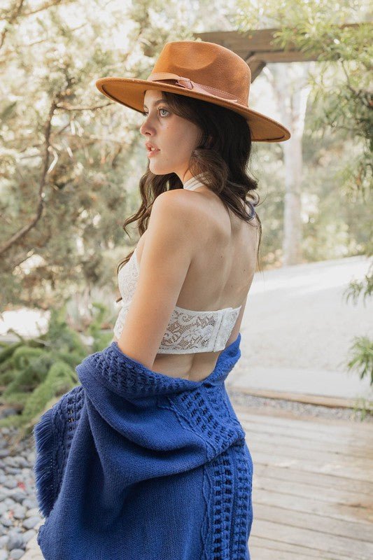 High Neck Mesh Choker Bralette - ivyandlavyboutique Leto Accessories