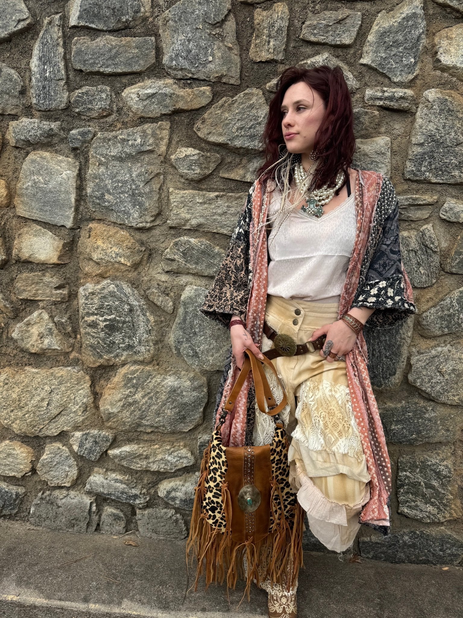 Hippie Vintage Lace Pant - ivyandlavyboutique A Rare Bird Shop