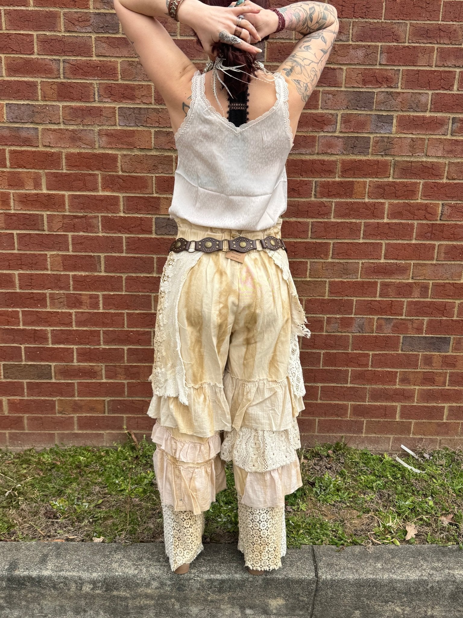 Hippie Vintage Lace Pant - ivyandlavyboutique A Rare Bird Shop