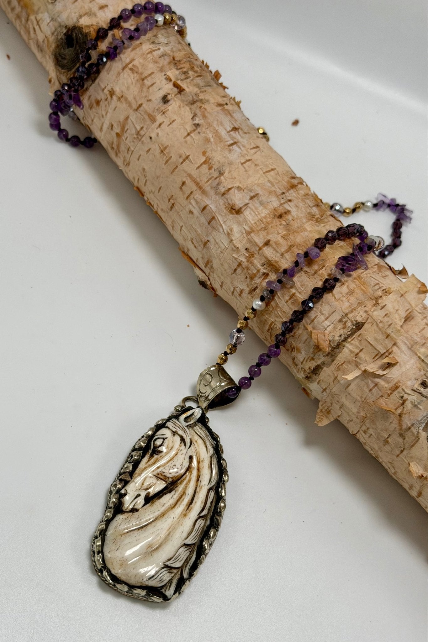 Horse Play Necklace - ivyandlavyboutique ivyandlavyboutique