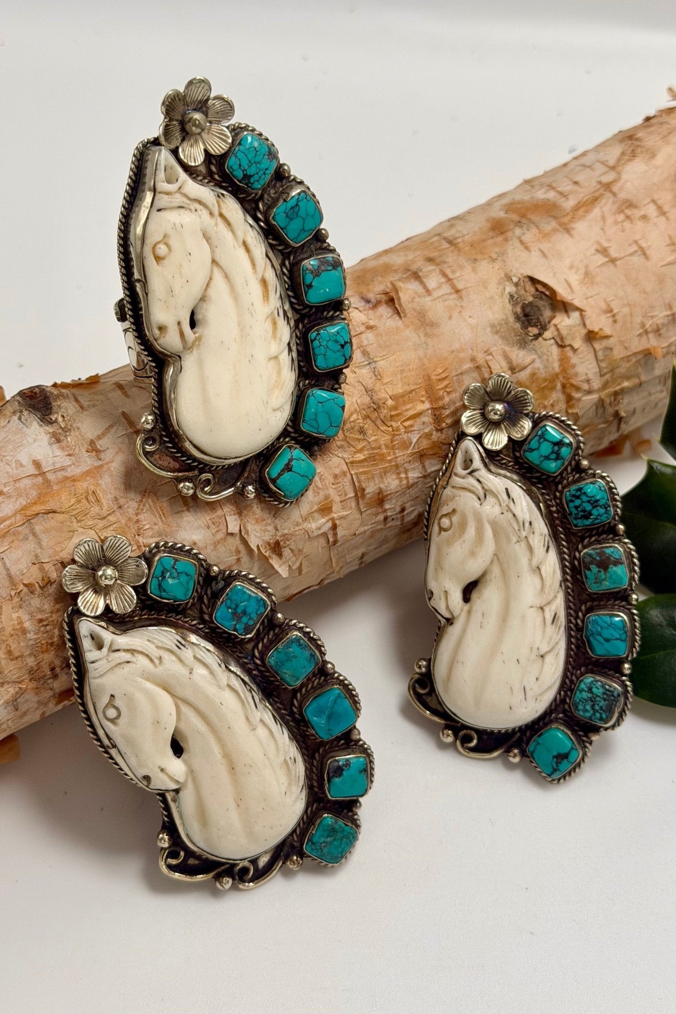 Horse Play Ring w/ Turquoise - ivyandlavyboutique ivyandlavyboutique