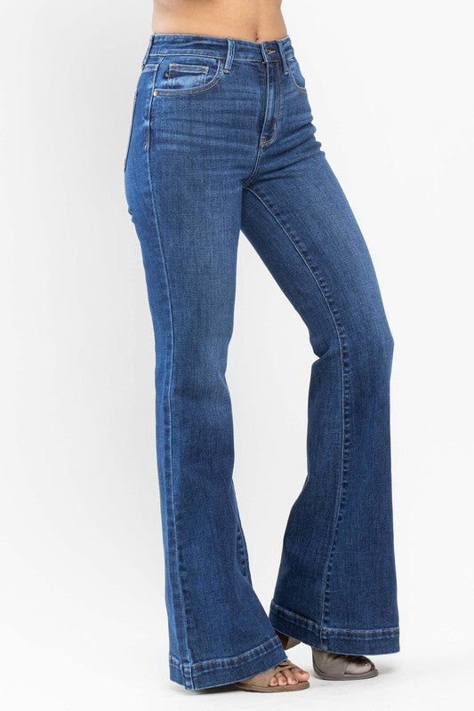 Sale - Judy Blue - High Waisted Classic Denim Flares