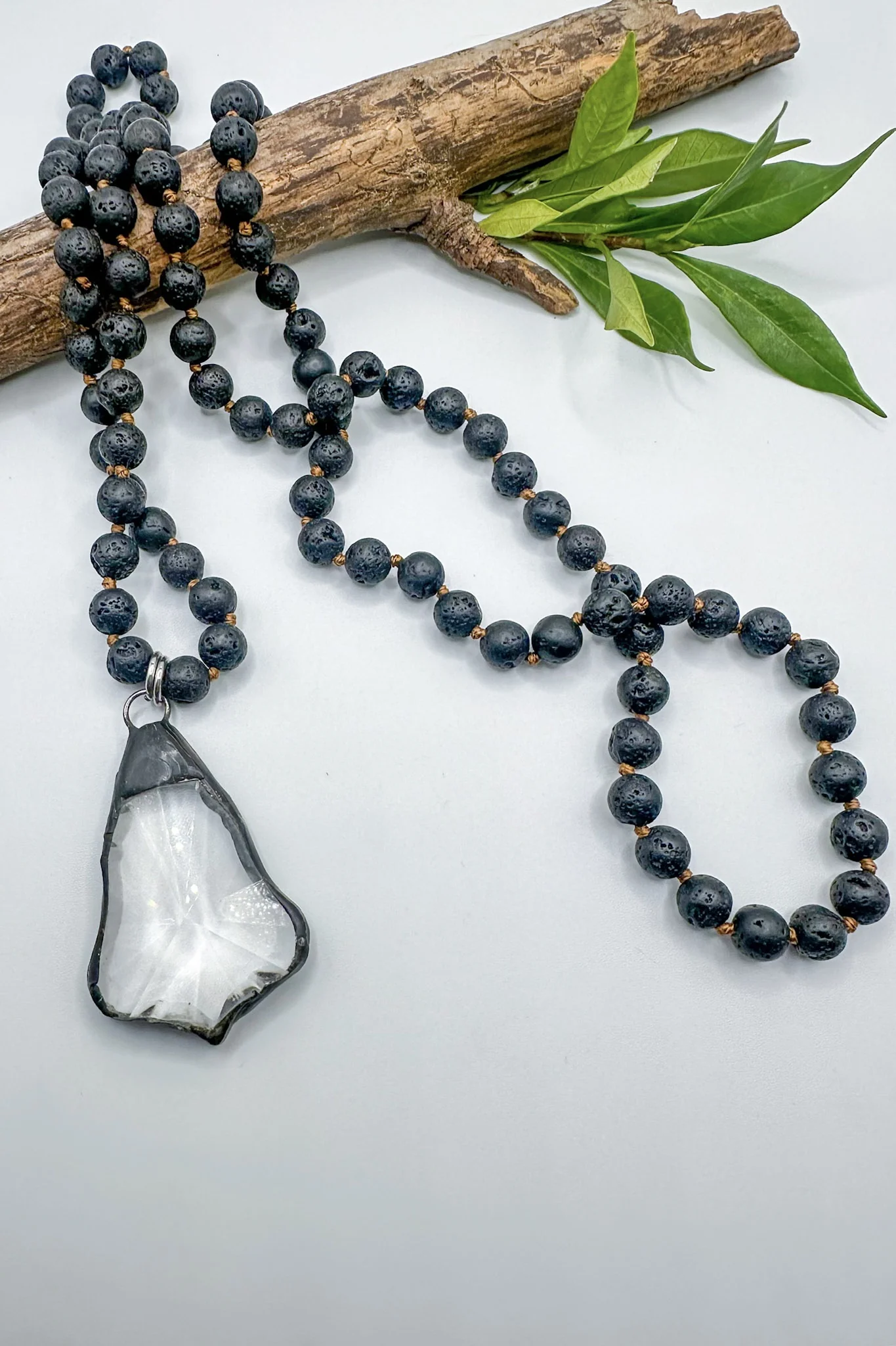 Onyx Chandlier Drop Necklace