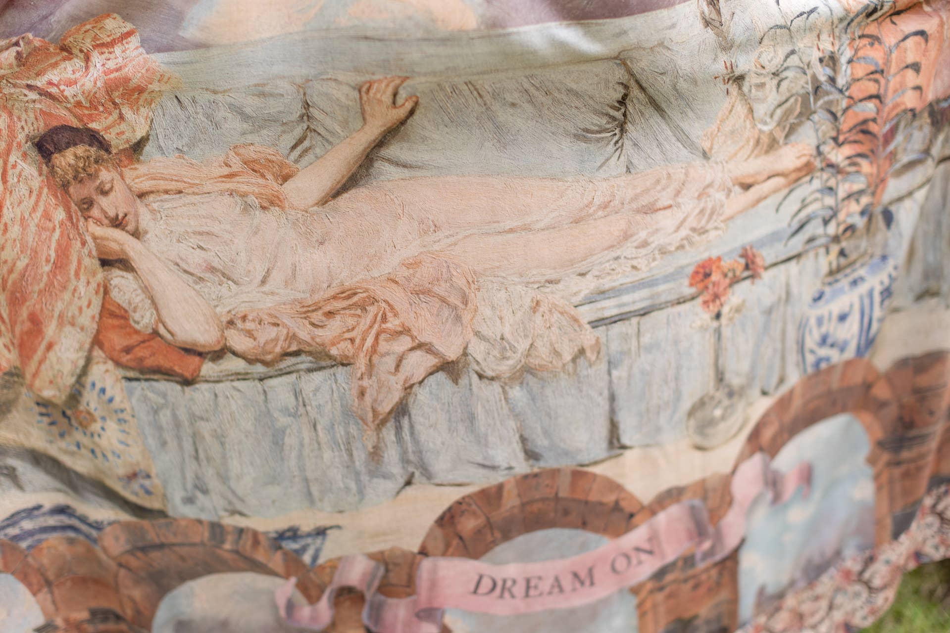 Imaginarium Bohéme Slip Dress with Moon and Dreamscape Print - ivyandlavyboutique Market of Stars