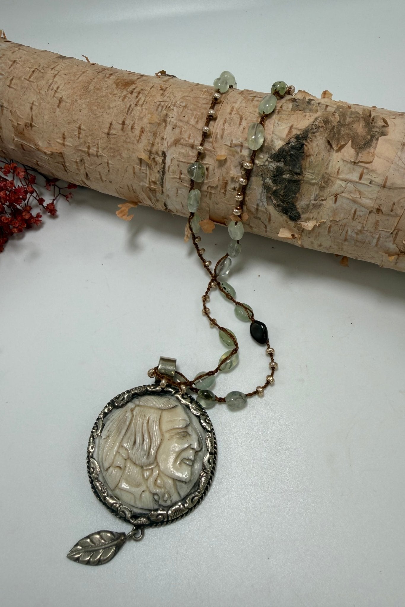 Indian and Bull Necklace - ivyandlavyboutique ivyandlavyboutique