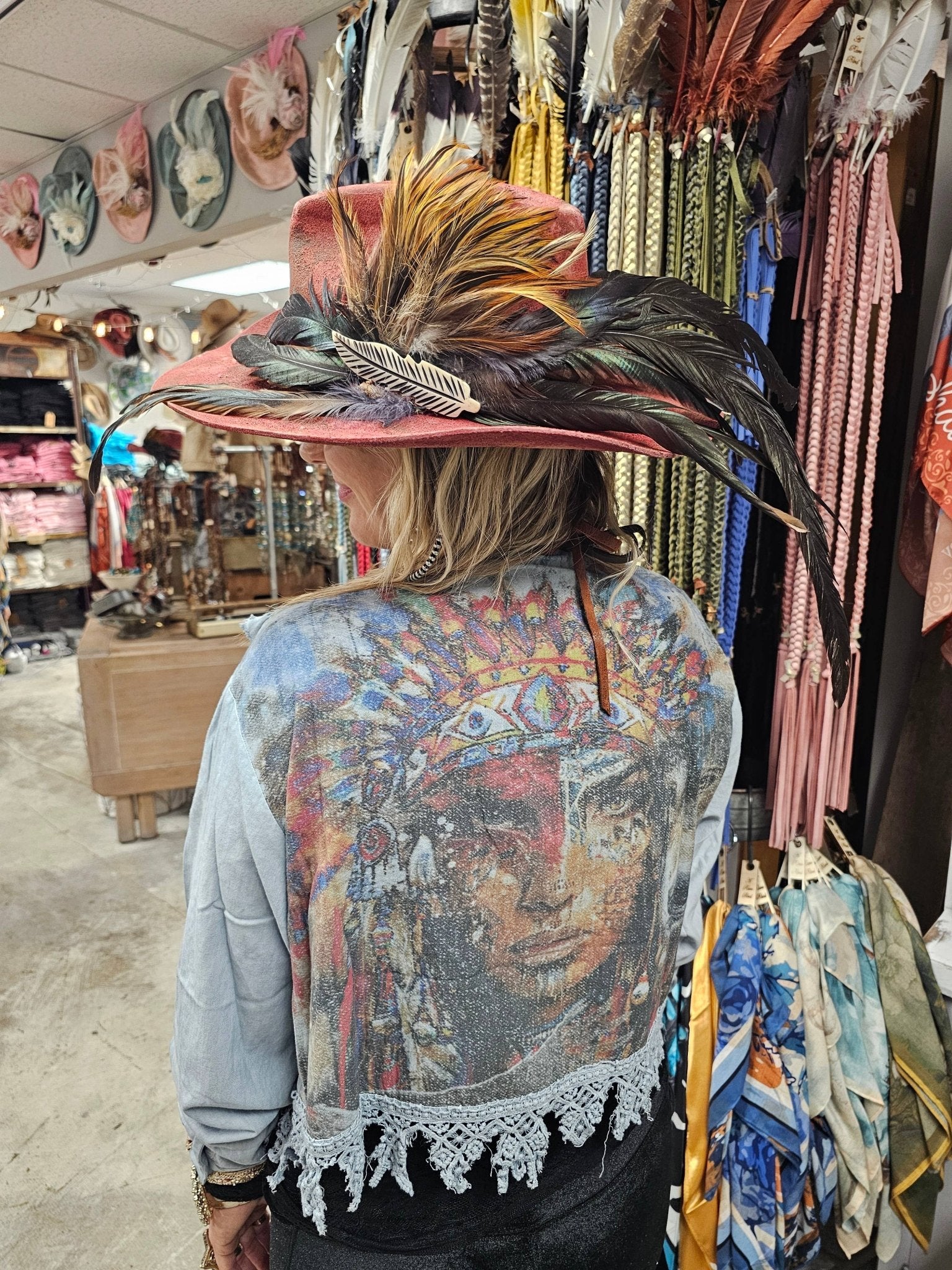 Indian Princess Jacket in Blue - ivyandlavyboutique A Rare Bird Shop