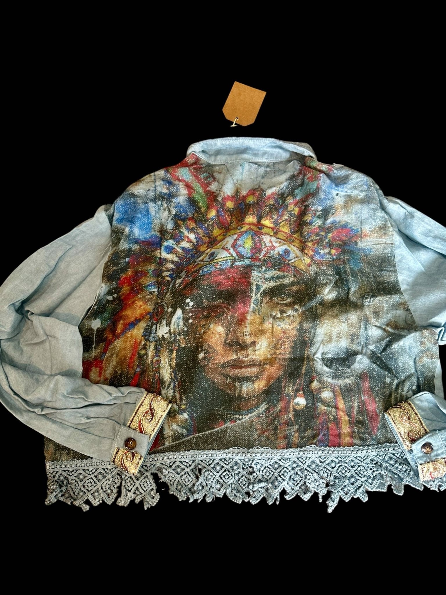 Indian Princess Jacket in Blue - ivyandlavyboutique A Rare Bird Shop