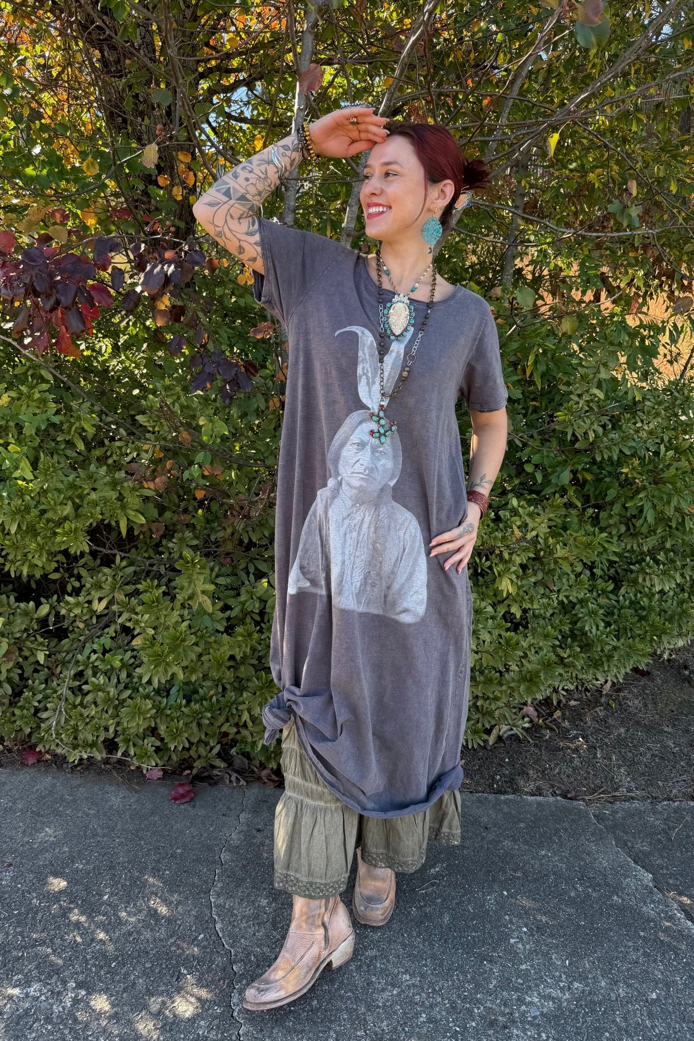 Indian Print Short Sleeve Long Dress - ivyandlavyboutique Blue Velvet