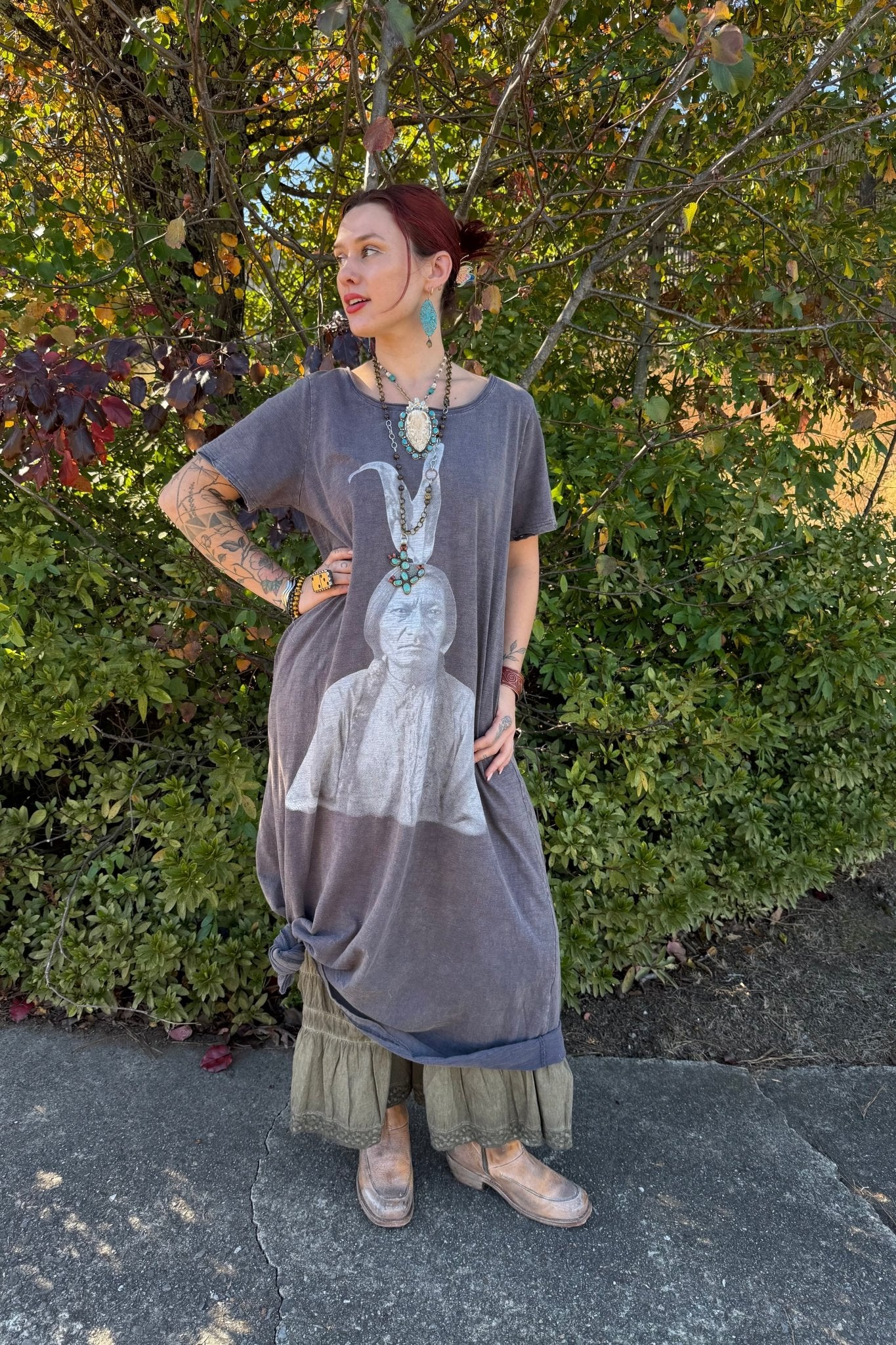 Indian Print Short Sleeve Long Dress - ivyandlavyboutique Blue Velvet