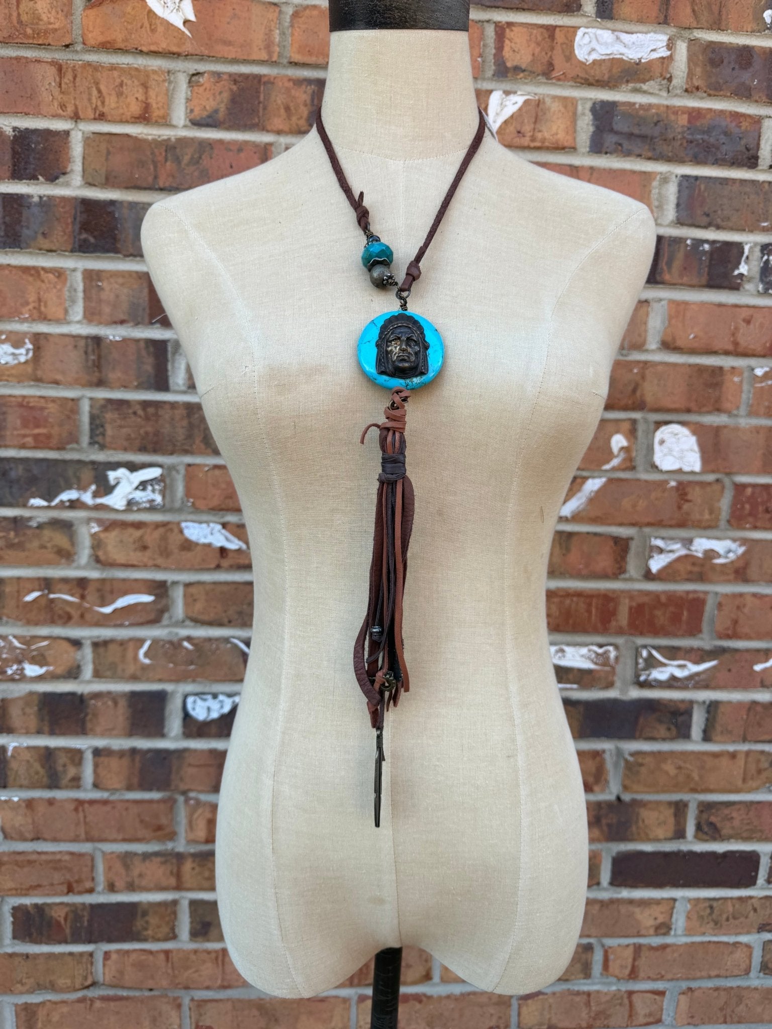 Indie Turk Necklace - ivyandlavyboutique Art by Amy