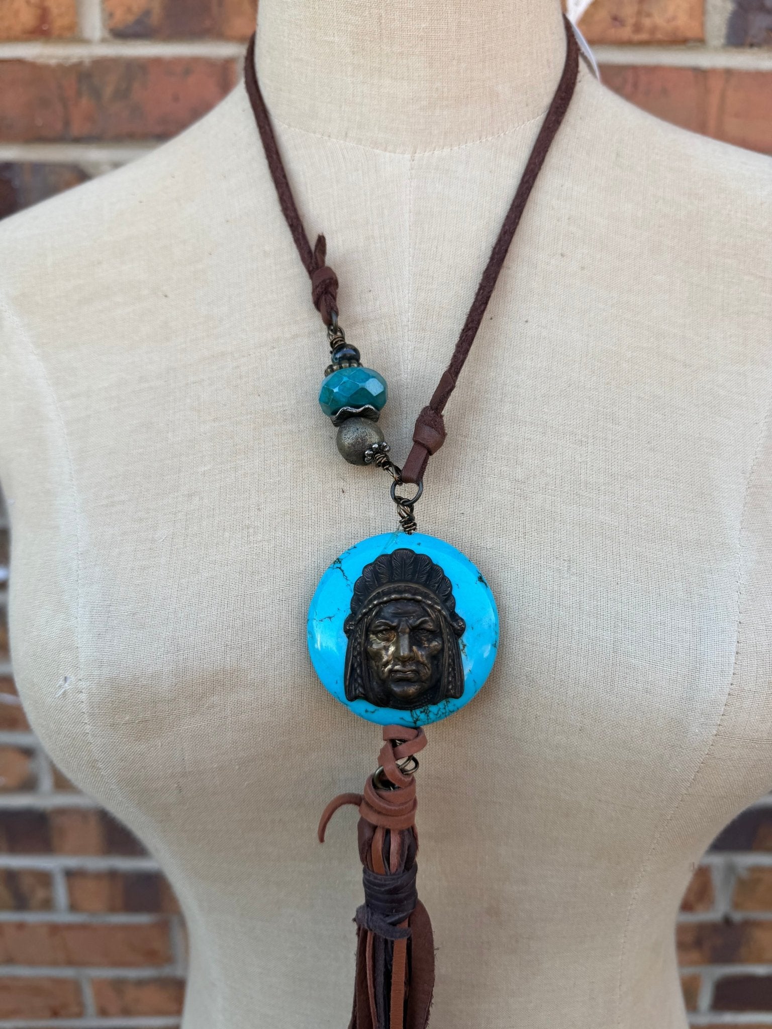 Indie Turk Necklace - ivyandlavyboutique Art by Amy