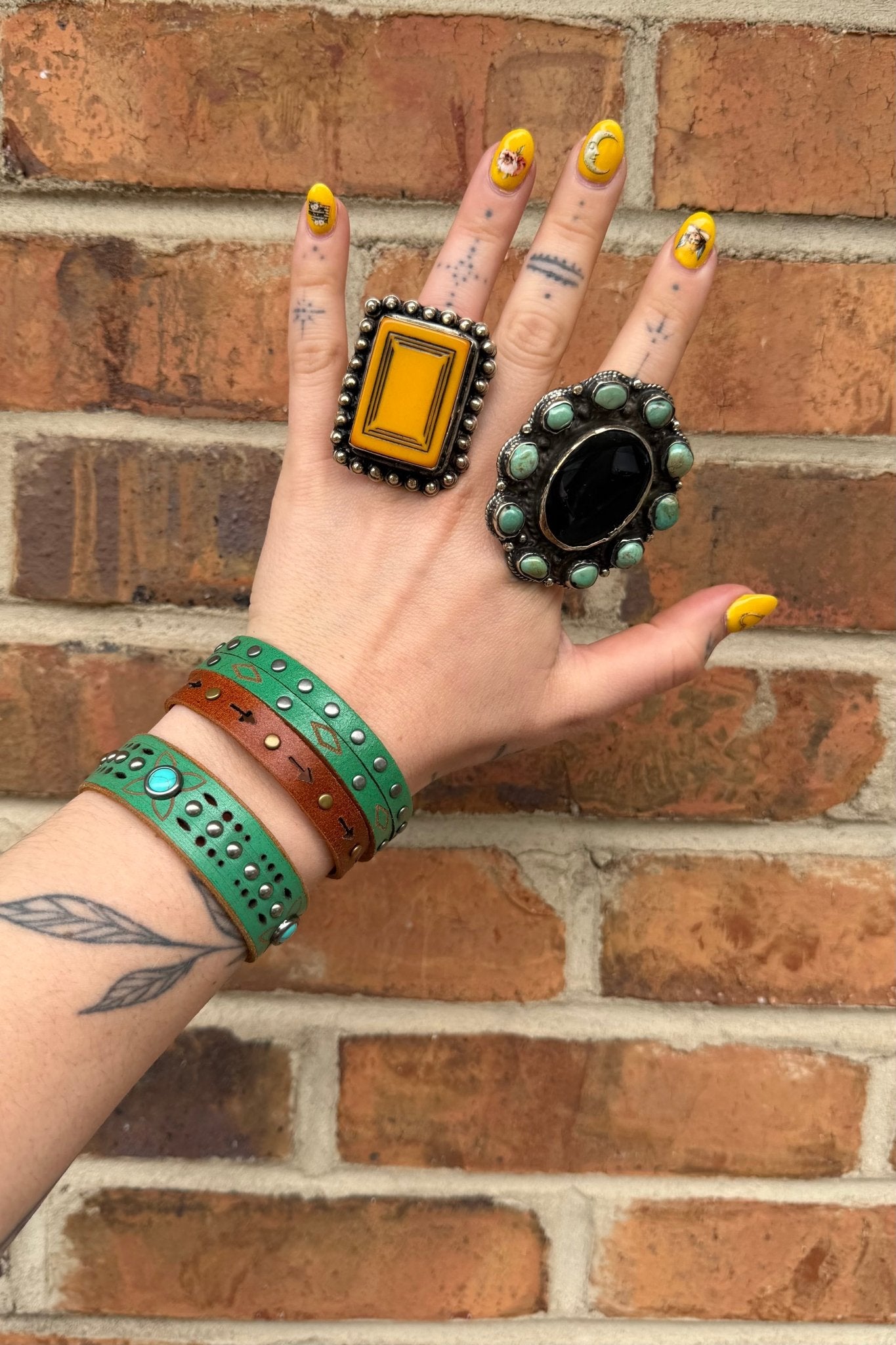 Inner Square Ring - ivyandlavyboutique ivyandlavyboutique