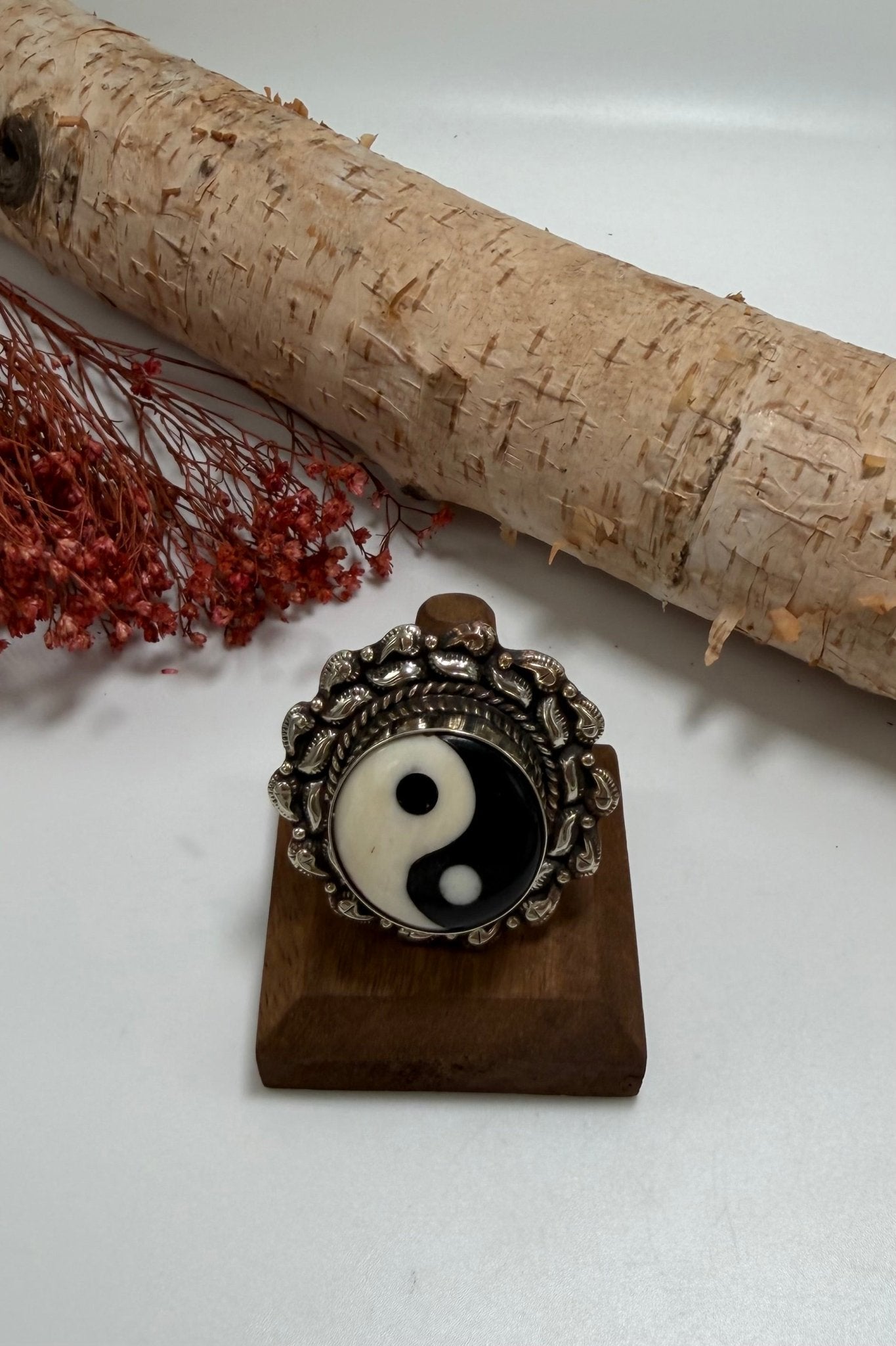 Inner Vibes Yin Yang Ring 15 - ivyandlavyboutique ivyandlavyboutique