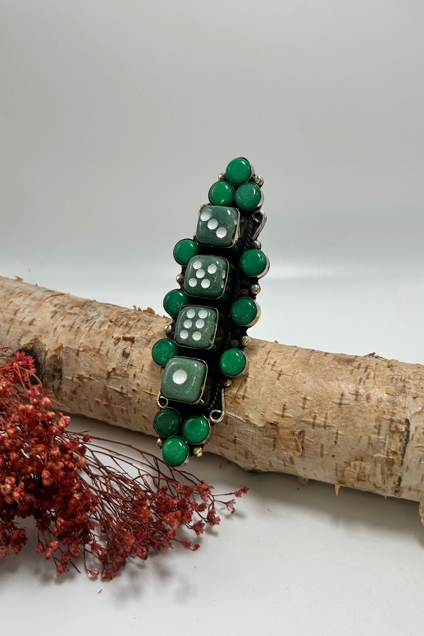 Jade Dice Ring - Style 1 - ivyandlavyboutique ivyandlavyboutique