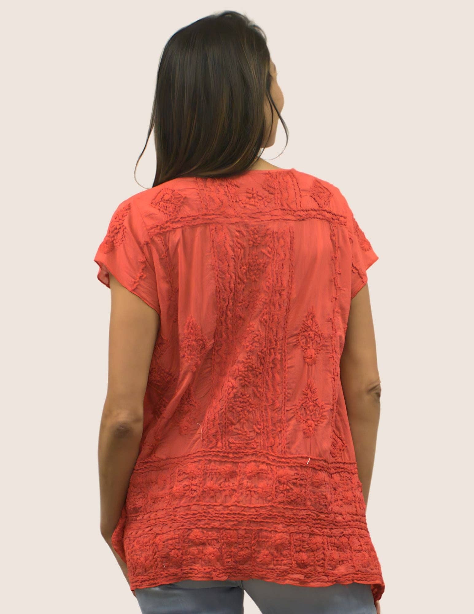 Jamila Embroidered Top - ivyandlavyboutique Caite & Kyla