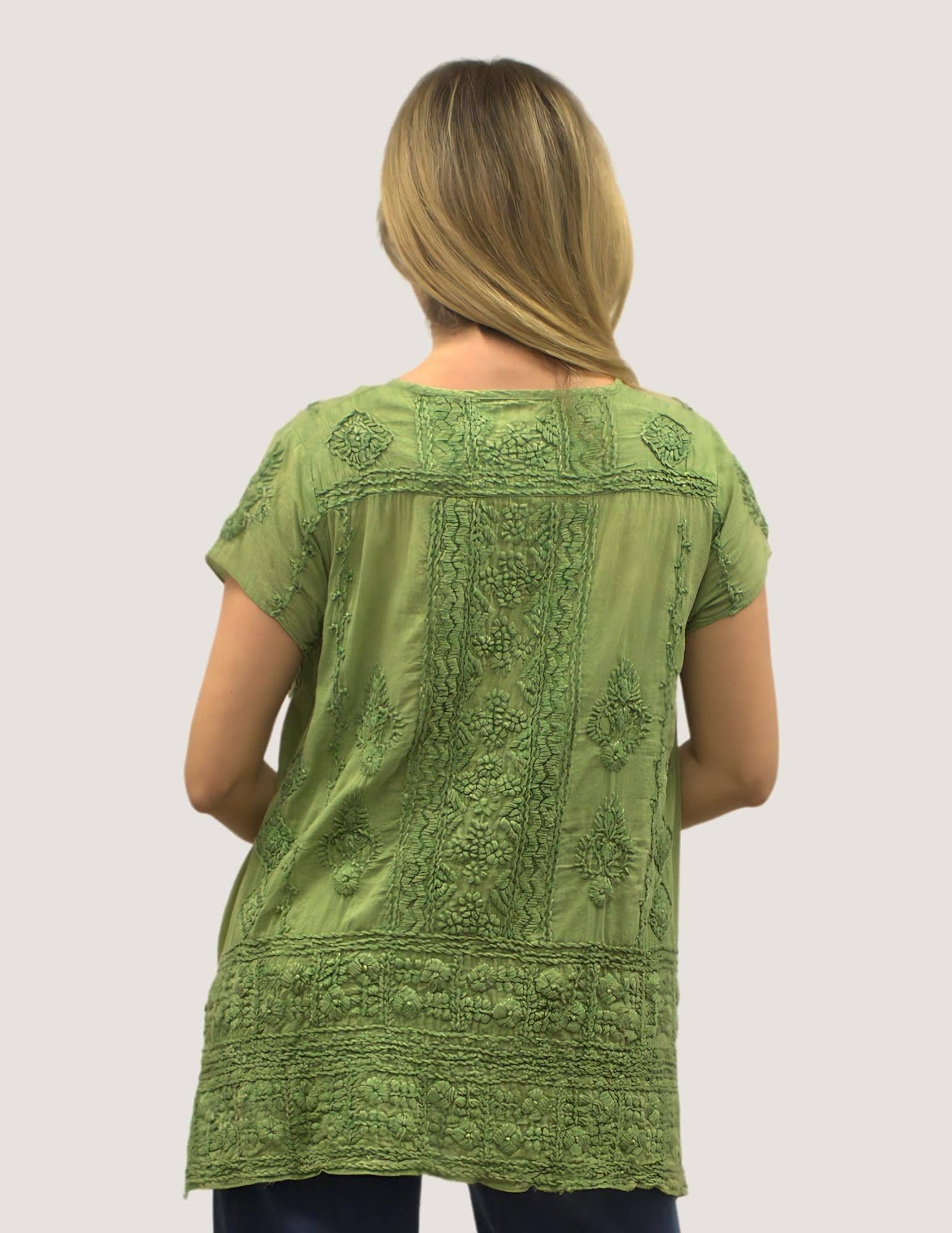Jamila Embroidered Top - ivyandlavyboutique Caite & Kyla