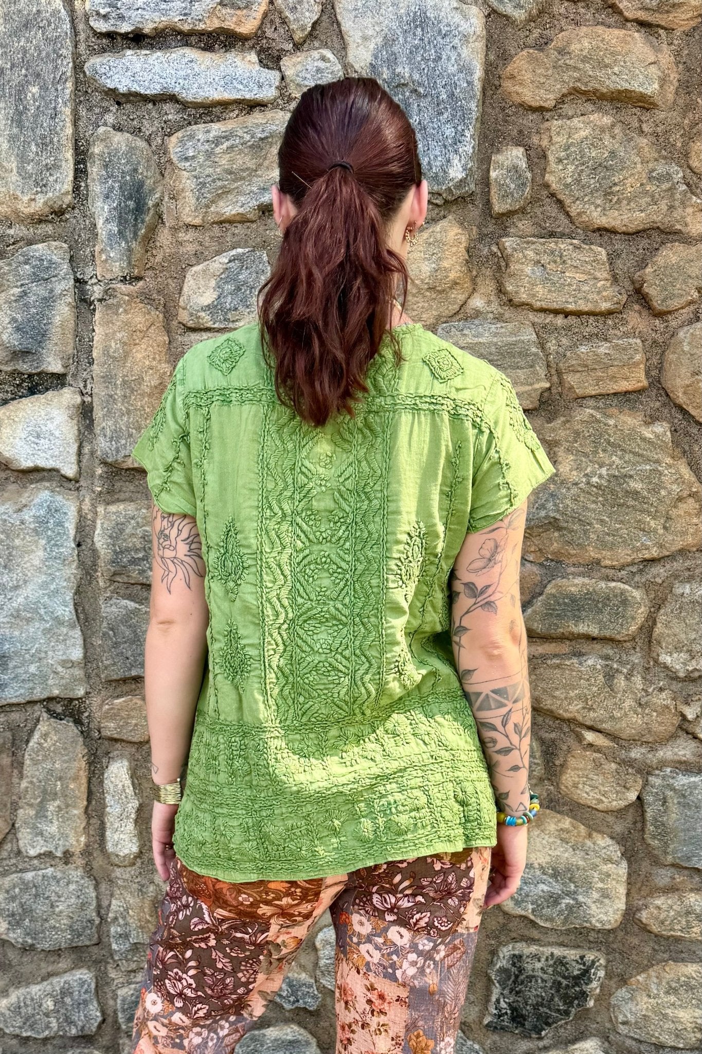 Jamila Embroidered Top - ivyandlavyboutique Caite & Kyla