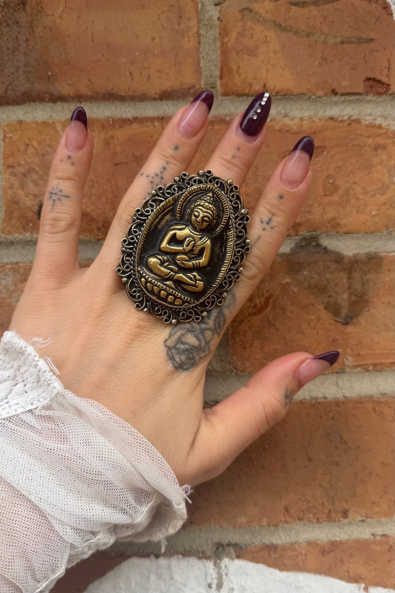 Jasper Buddha Ring - ivyandlavyboutique ivyandlavyboutique