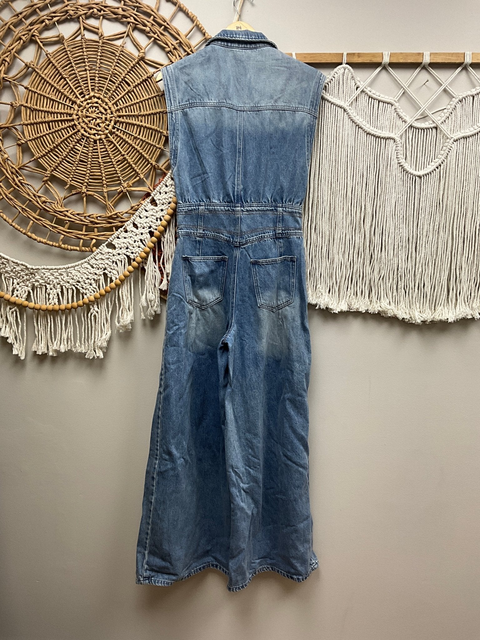 Jean Jumpsuit P3570 - ivyandlavyboutique Vervet