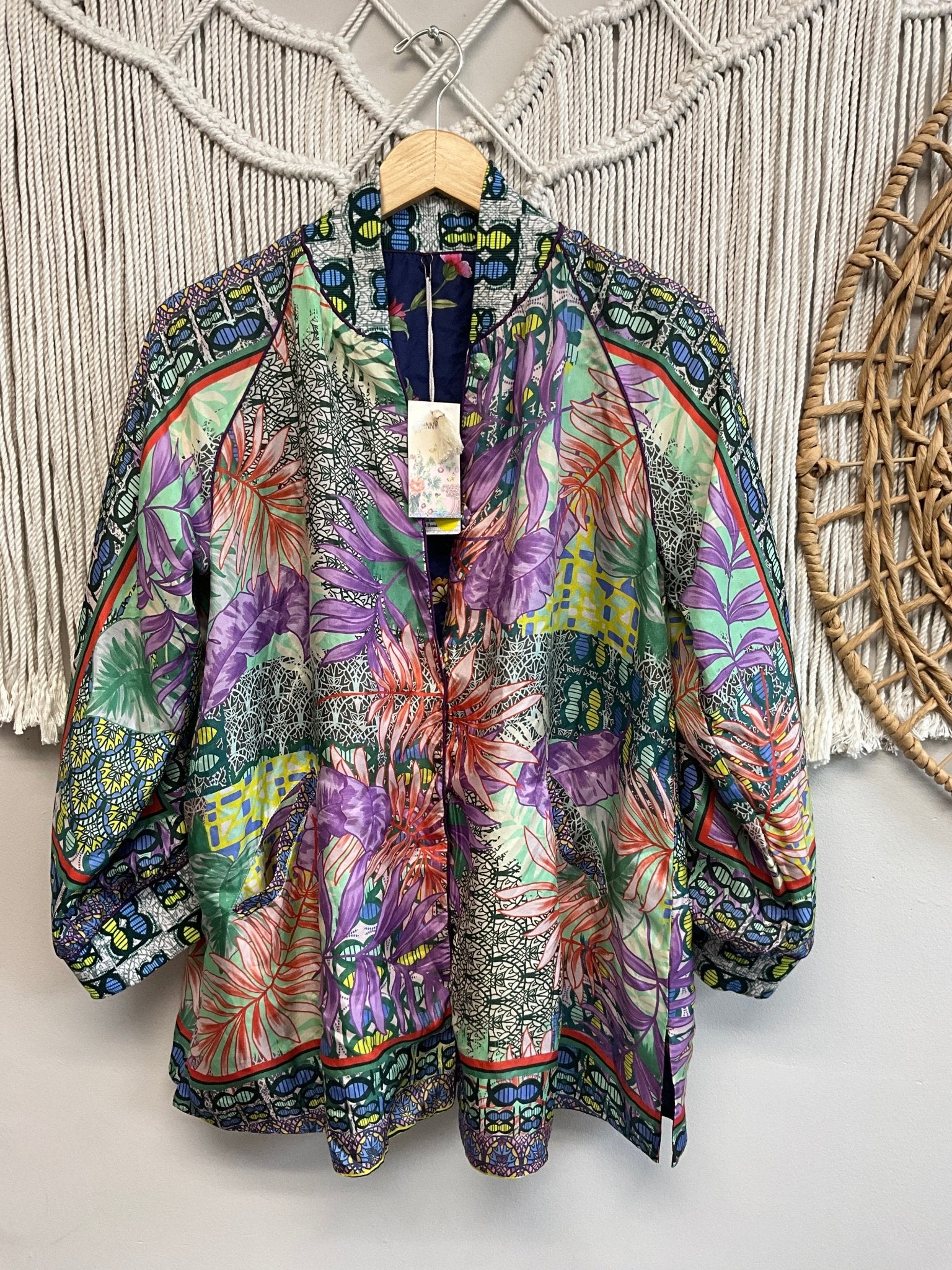 Johnny Was Bordona Heather Kimono SALE - ivyandlavyboutique ivyandlavyboutique